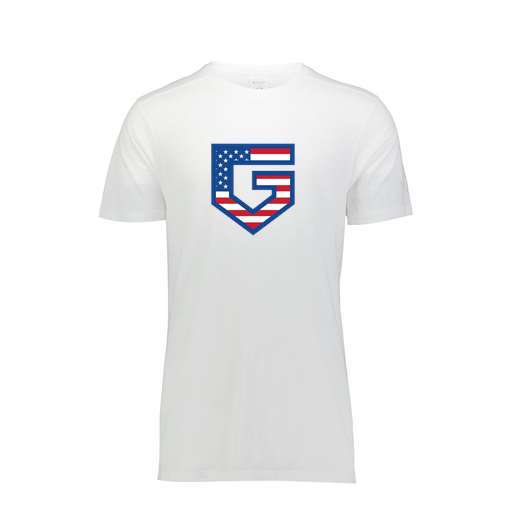 [FTSCUBWH-AS-LOGO1] Decker Men's Tri-Blend T-Shirt - Short Sleeve (Adult S, White, Logo 1)