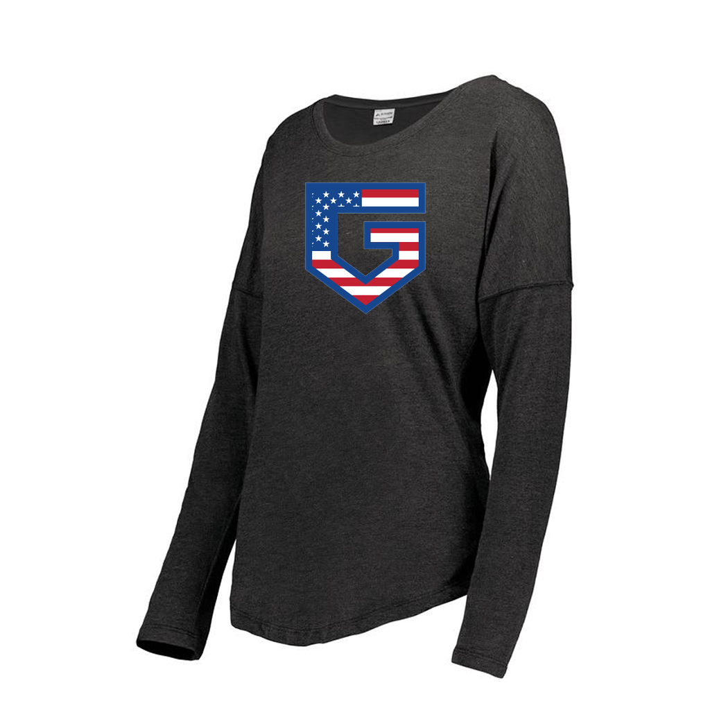 Decker Women's Tri-Blend T-Shirt - Long Sleeve