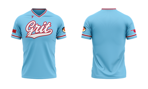 Powder Blue GRit No Name No Number
