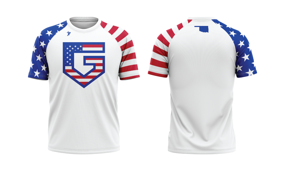 Red White Blue GRIT - No Name or Number