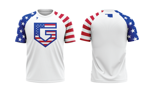 Red White Blue GRIT - No Name or Number